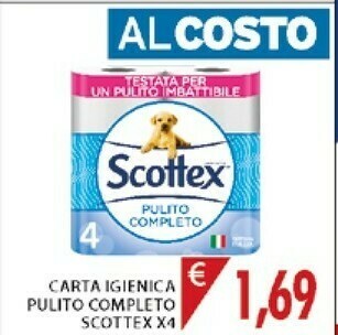 Mercatò Scottex Carta Igienica Pulito Completo offerta