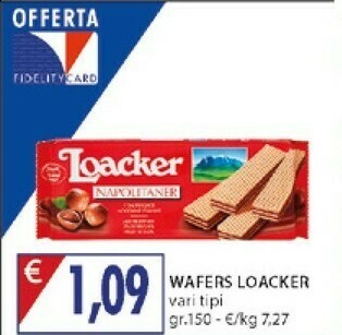 Mercatò Loacker Wafers offerta