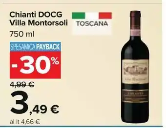 Carrefour Iper Chianti docg villa montorsoli offerta