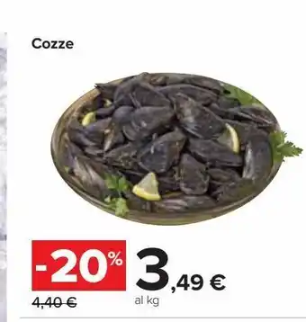 Carrefour Iper Cozze offerta