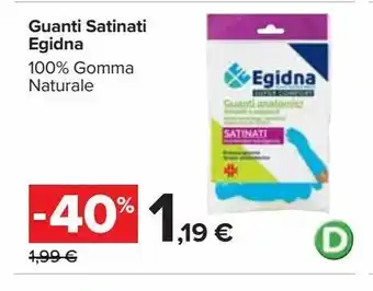 Guanti satinati egidna