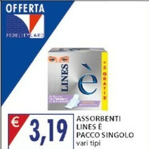 Mercatò Lines Assorbenti È offerta