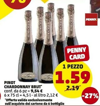 PENNY Pinot Chardonnay Brut offerta