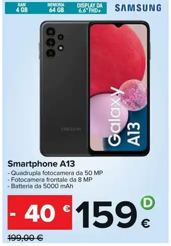 Carrefour Iper Smartphone a13 offerta