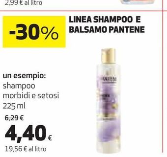 Coop Linea shampoo e balsamo pantene offerta