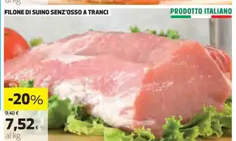 Coop Filone di suiono senz ''osso a tranci offerta