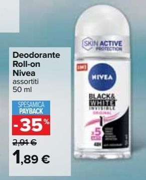 Carrefour Iper Deodorante roll-on nivea offerta
