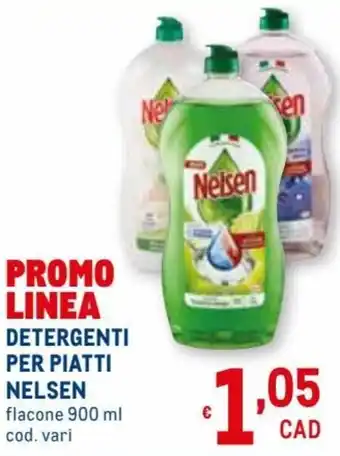 Metro Nelsen Detergenti per Piatti 900 ml offerta