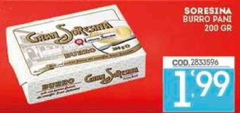 Eurocash Latteria Soresina Burro Pani 200 gr offerta