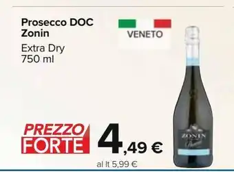 Carrefour Iper Prosecco doc zonin offerta