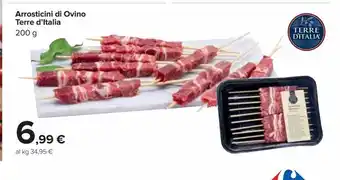 Carrefour Iper Arrosticini di ovino terre d'italia offerta