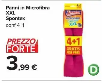 Panni in microfibra xxl spontex