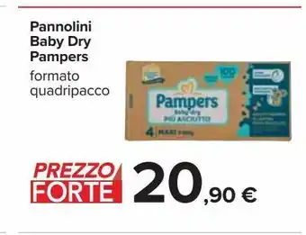 Carrefour Iper Pannolini baby dry pampers offerta