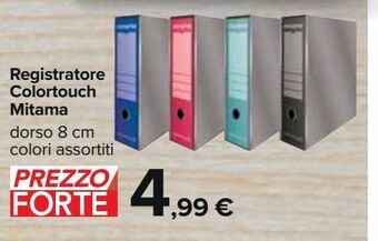 Carrefour Iper Registratore colortouch mitama offerta
