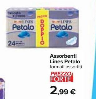 Carrefour Iper Assorbenti lines petalo offerta