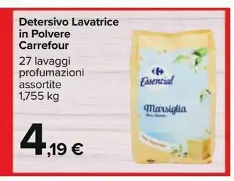 Carrefour Iper Detersivo lavatrice in polvere carrefour offerta