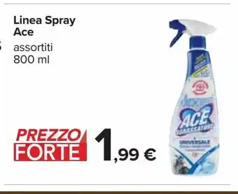 Carrefour Iper Linea spray ace offerta