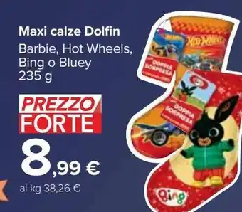 Carrefour Iper Maxi calze dolfin offerta