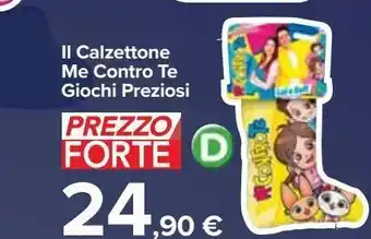 Carrefour Iper Il calzettone me contro te giochi preziosi offerta
