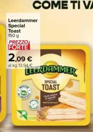 Carrefour Iper Leerdammer special toast offerta
