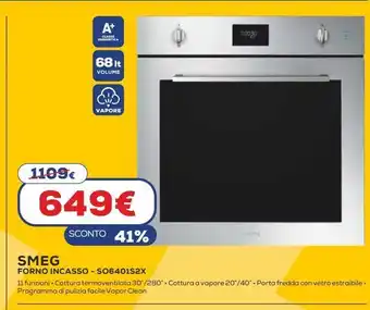 Euronics Smeg forno incasso - so640152x offerta