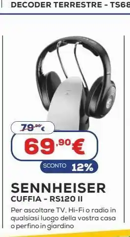 Euronics Sennheiser cuffia - rs120 ii offerta