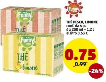 PENNY Funny The Pesca , Limone offerta