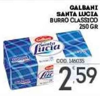 Galbani Santa Lucia Burro Classico 250 gr