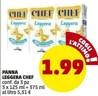 PENNY Parmalat Panna Leggera Chef offerta