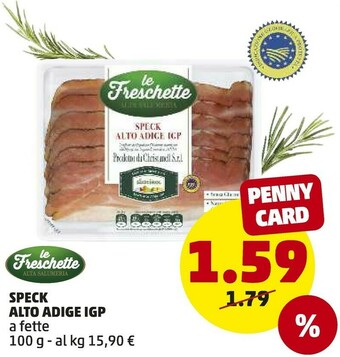 PENNY Le Freschette Speck Alto Adige Igp offerta