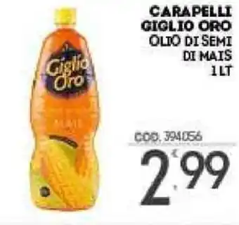 Eurocash Carapelli Giglio Oro Olio di Semi di Mais 1 Lt offerta