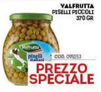 Eurocash Valfrutta Piselli Piccoli 370 gr offerta