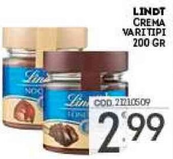 Eurocash Lindt Crema Vari Tipi 200 gr offerta