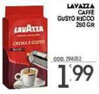 Eurocash Lavazza Caffè Gusto Ricco 250 gr offerta