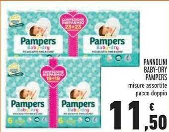 Conad Superstore Pampers Baby Dry Pannolini offerta