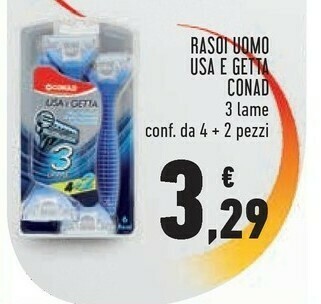 Conad Superstore Conad Rasoi Uomo Usa E Getta offerta