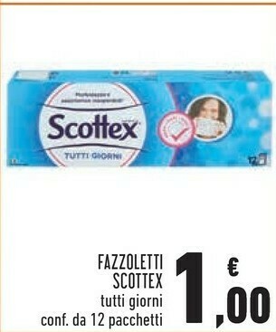 Conad Superstore Scottex Fazzoletti Tutti Giorni offerta