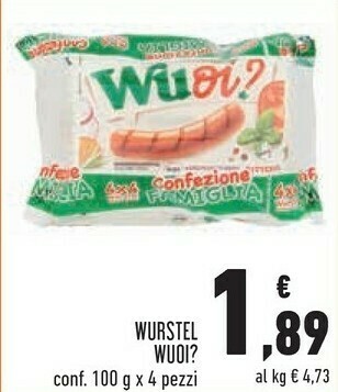 Conad Superstore Wuoi? Wurstel offerta