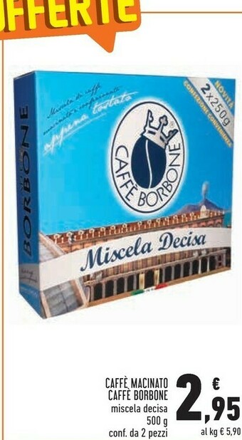 Conad Caffe borbone Caffe Macinato offerta