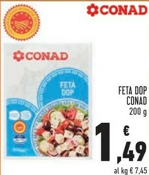 Conad Conad Feta Dop offerta