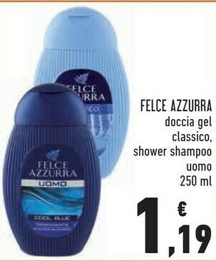 Conad Felce Azzurra Doccia Classico Corpo 250ml Doccia Gel offerta