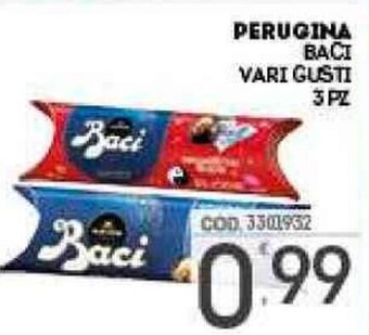 Eurocash Perugina Baci Vari Gusti 3 pz offerta