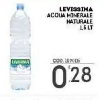 Eurocash Levissima acqua minerale naturale 1,5 L offerta