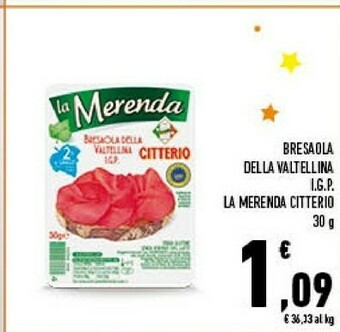 Conad Valtellina Bresaola offerta