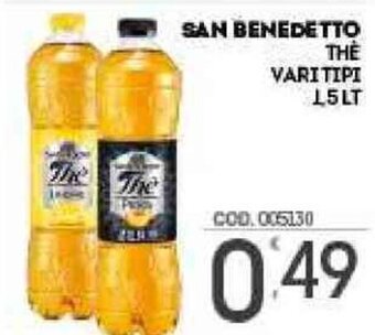 Eurocash San Benedetto Thè Vari Tipi 1,5 Lt offerta