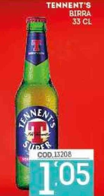 Eurocash Tennent's Birra 33 cl offerta