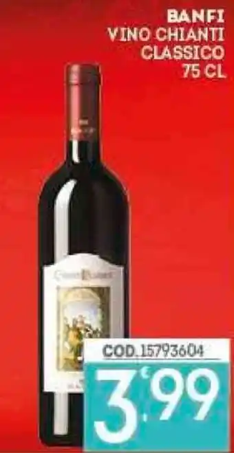 Eurocash Banfi Vino Chianti Classico 75 cl offerta