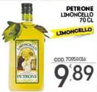Eurocash Petrone Limoncello 70 cl offerta