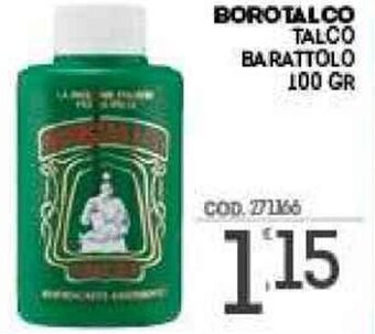 Eurocash Borotalco Talco Barattolo 100 gr offerta