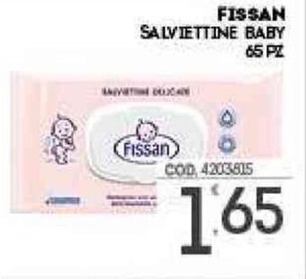 Eurocash Fissan Salviettine Baby 65 pz offerta